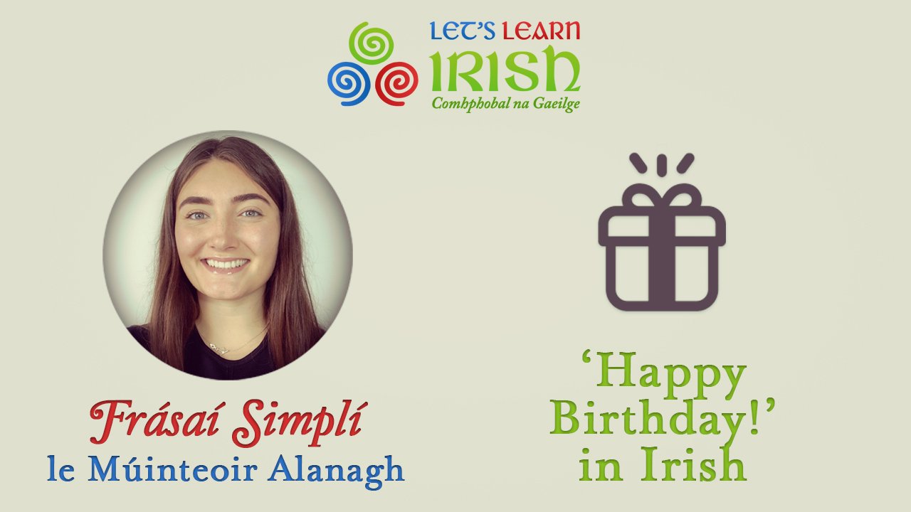 Happy Birthday in Irish