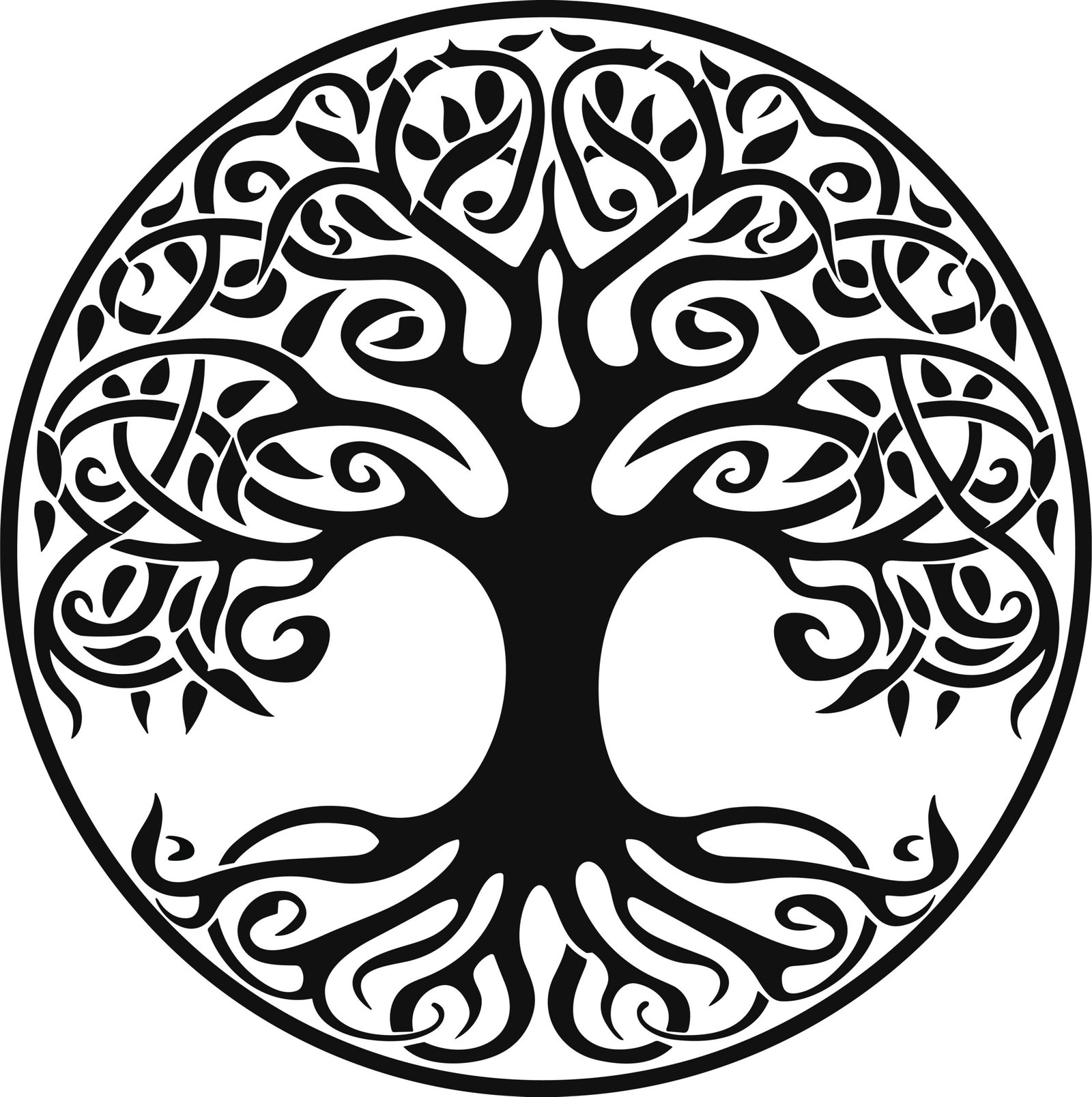 Tree of Life, Irish Celtic Symbol Tree Silhouette, Black Vector isolated on White Background, pattern, tattoo, tribal Irish St Patrick’s Day, Irish and Scottish carving art Tree of Life, Irish Celtic Symbol Tree Silhouette, Black Vector isolated on White Background, pattern, tattoo, tribal Irish St Patrick's Day, Irish and Scottish carving art